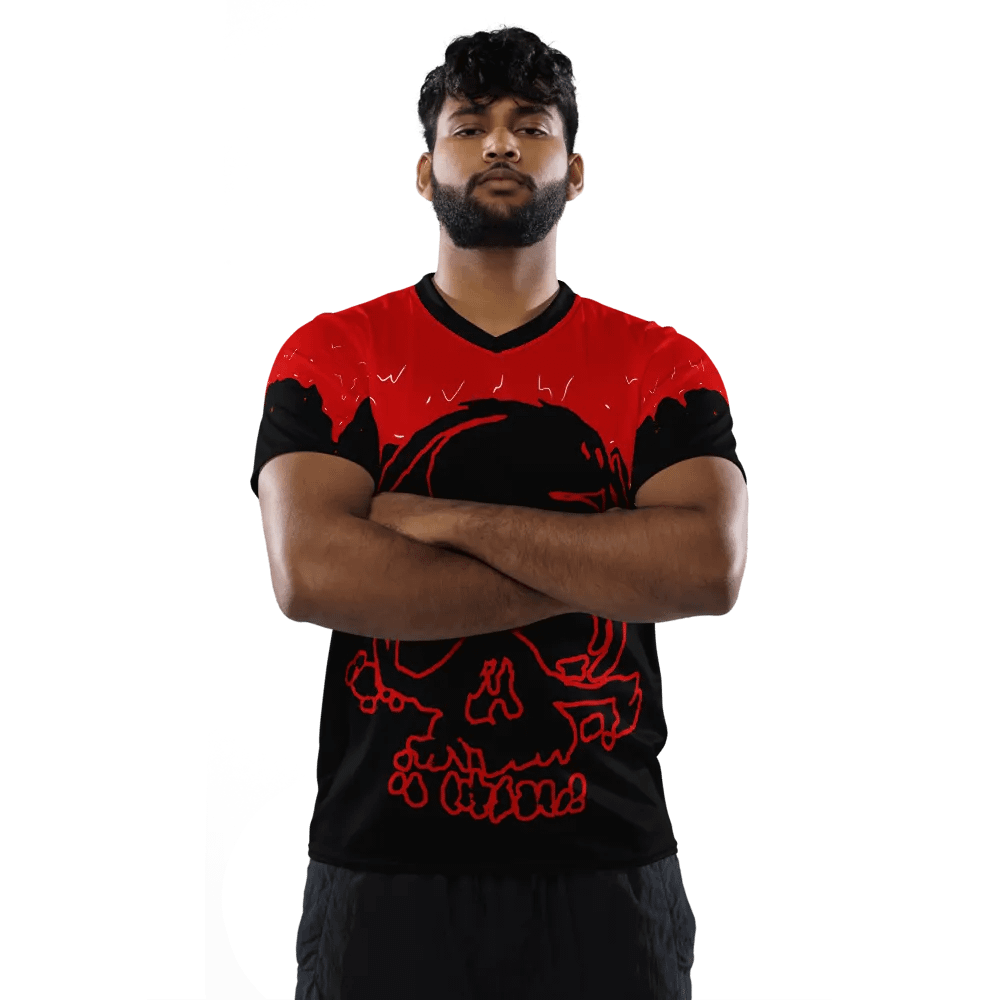 Skull and blood sports jersey product image (3)