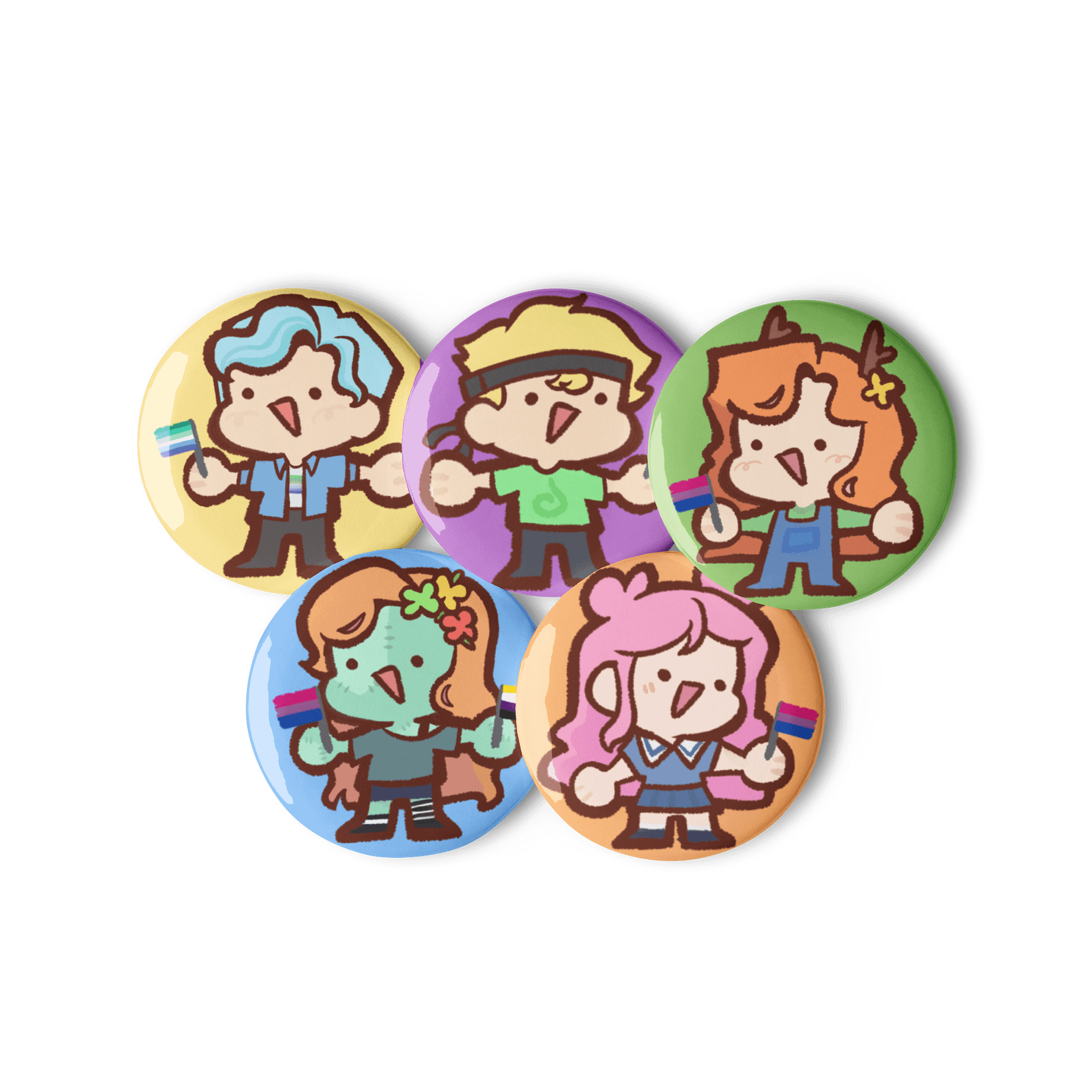 Pride members - button pins product image (1)