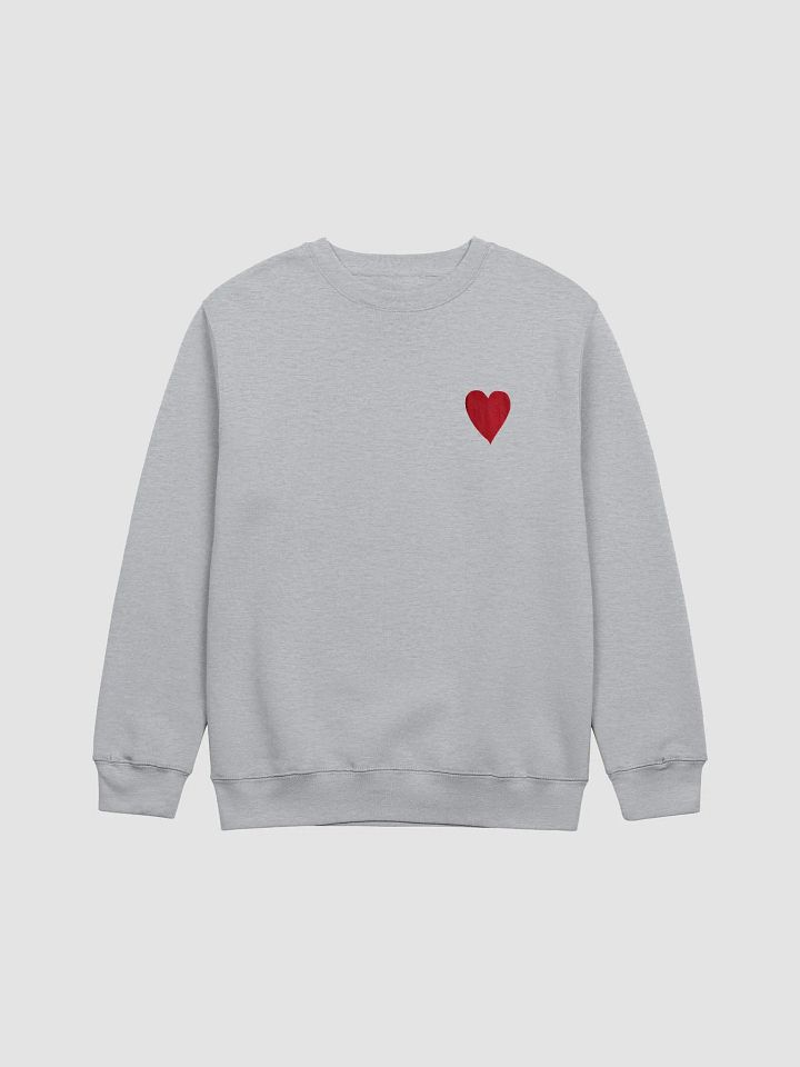 Heartfelt Red Crewneck Sweatshirt product image (3)