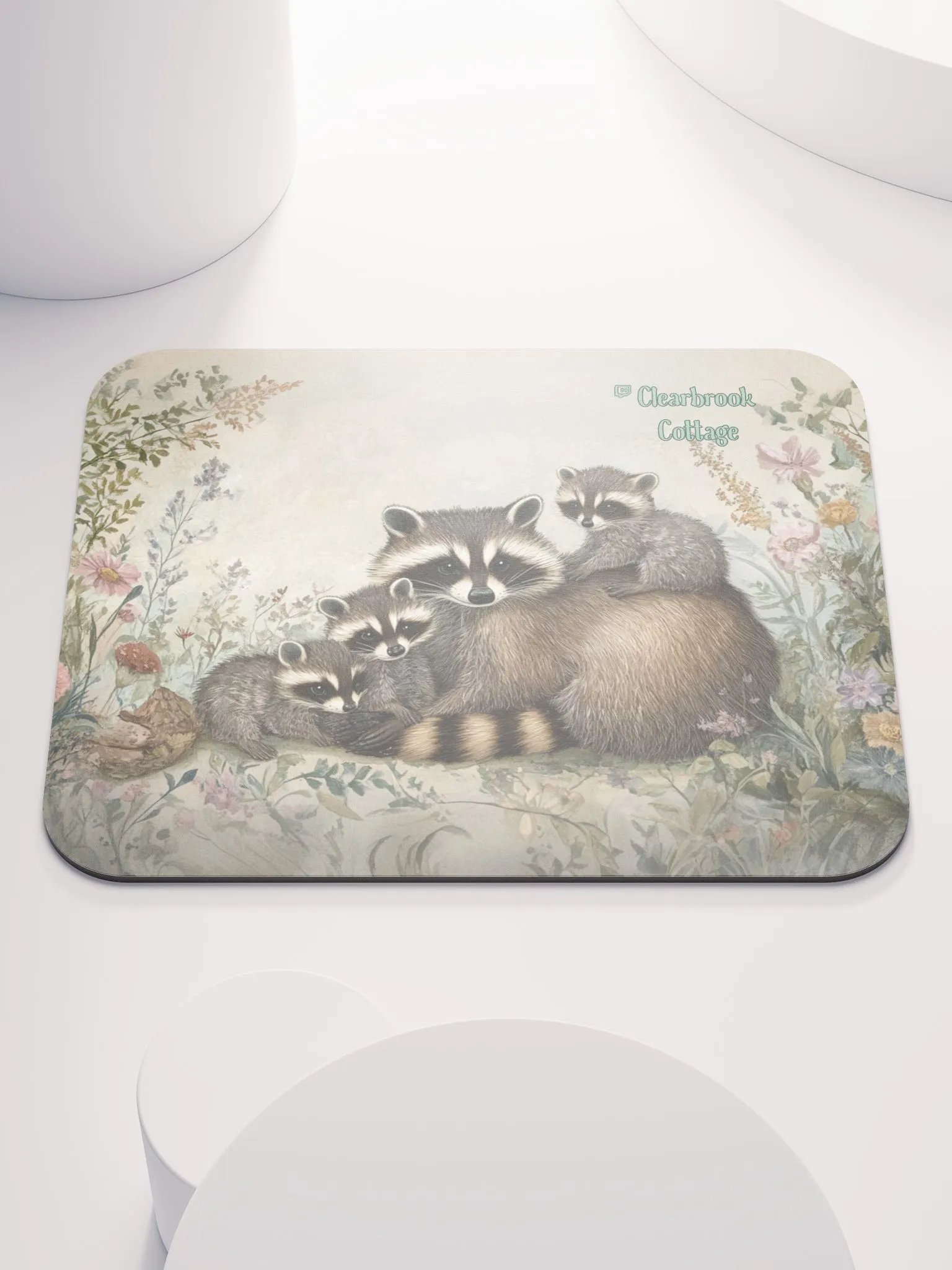 Raccoon Family Mousepad product image (2)