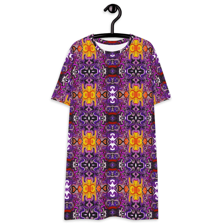Purple African Inspired Pattern Dress product image (5)