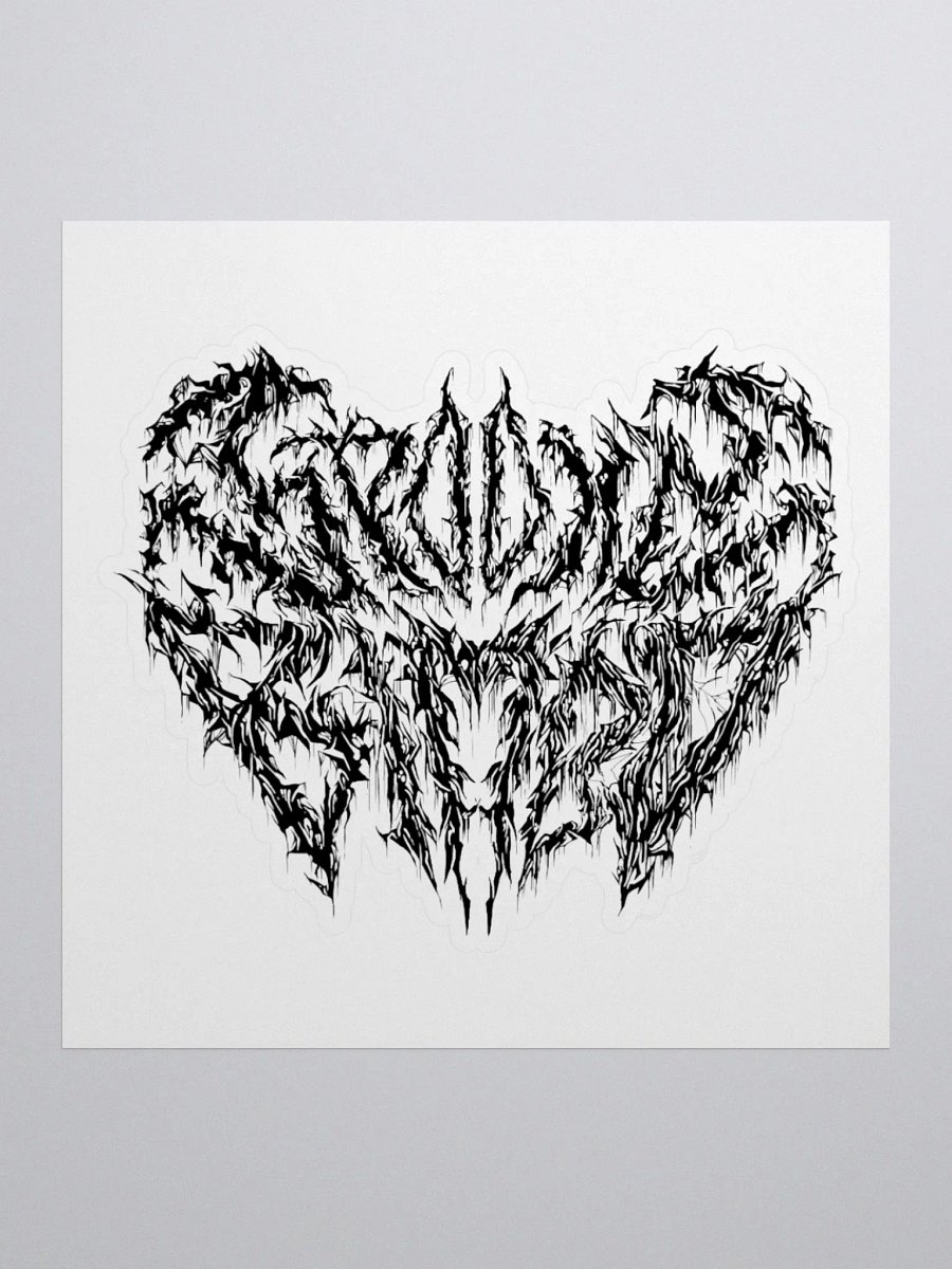 Death Metal Logo Sticker product image (1)