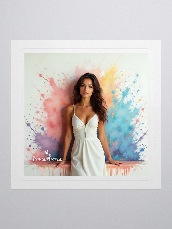 Boho Splash Sticker – Dreamy Wanderlust Vibes product image (1)