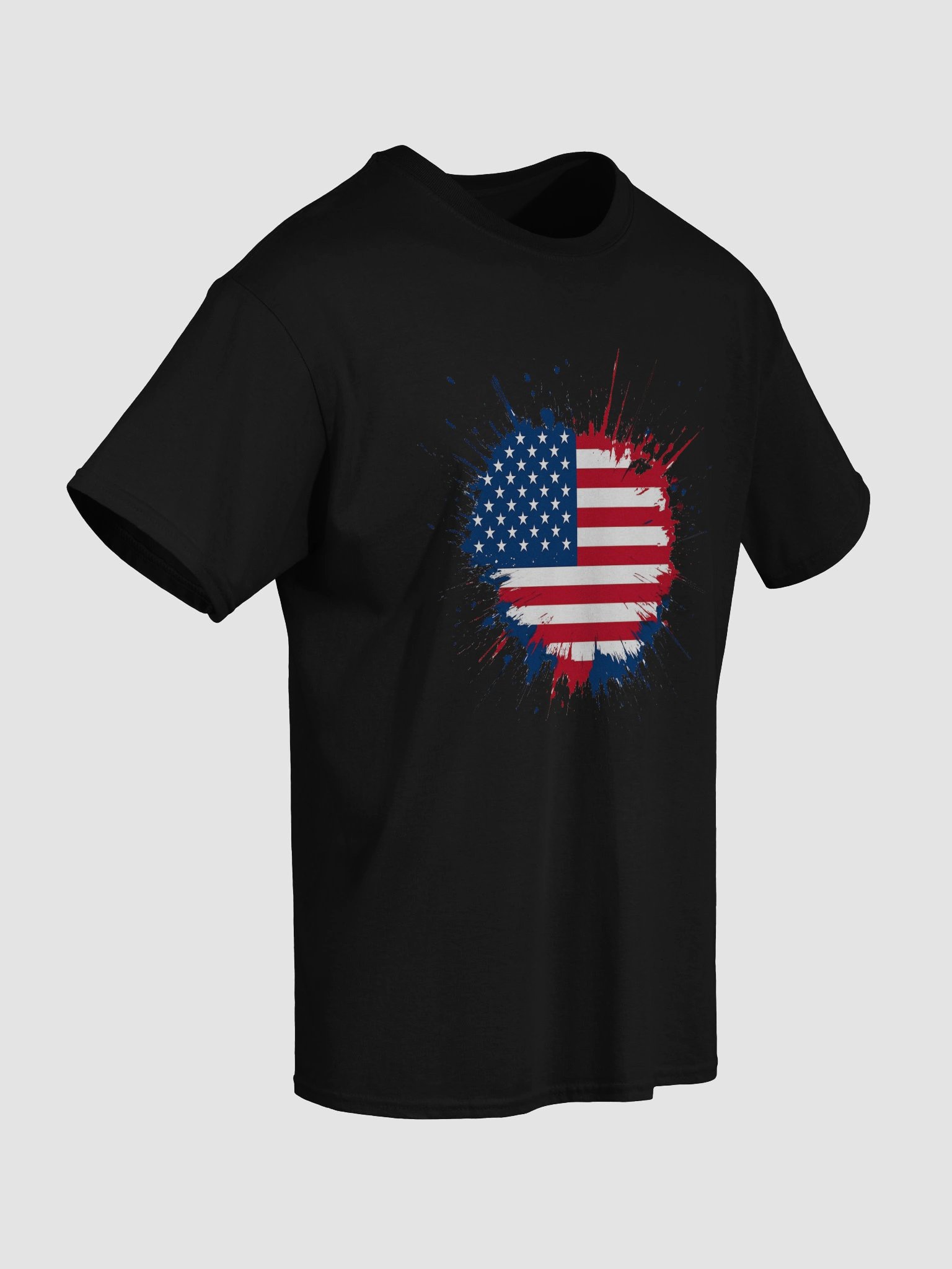 USA Patriotic Burst Circle Tee product image (7)