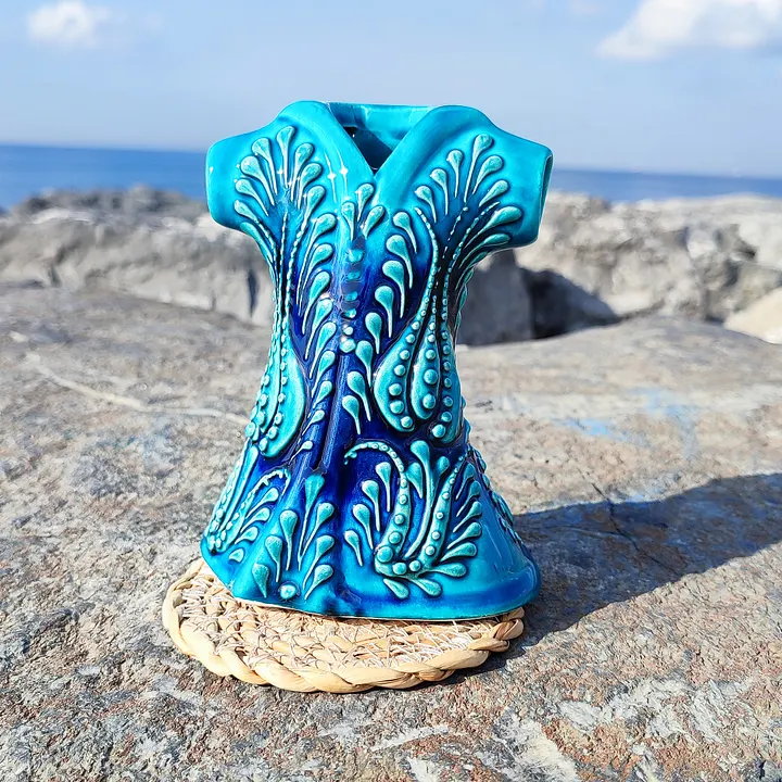 Handmade Home Ceramic Decor, Turkish Kaftan – Unique Artisanal Accent Piece product image (1)