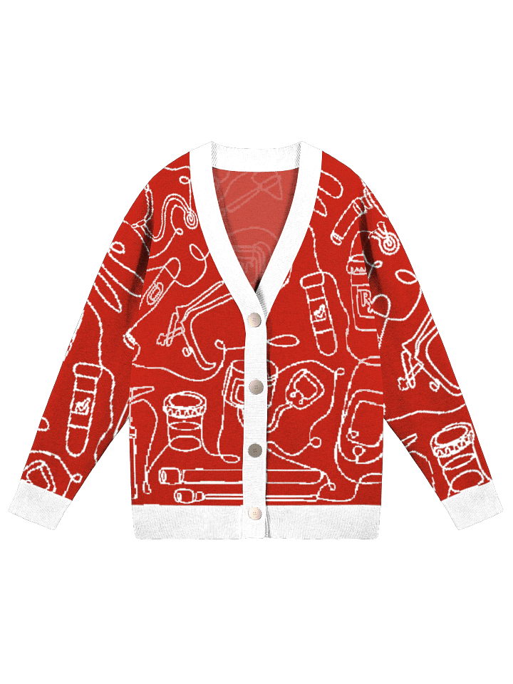 service lines (family medicine - holiday red cardigan) product image (4)