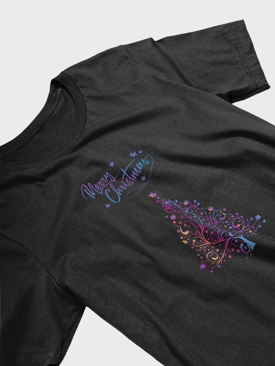 Colorful Christmas Tree Merry Christmas T-Shirt - Blue product image (8)
