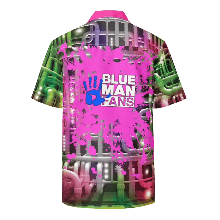 Blue Man Group Fans Pipe Dream Hawaiian Button Up product image (2)