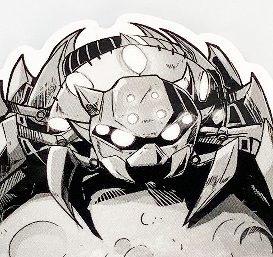 TDL Spider on the Moon Grayscale Stickers 3-pack product image (2)