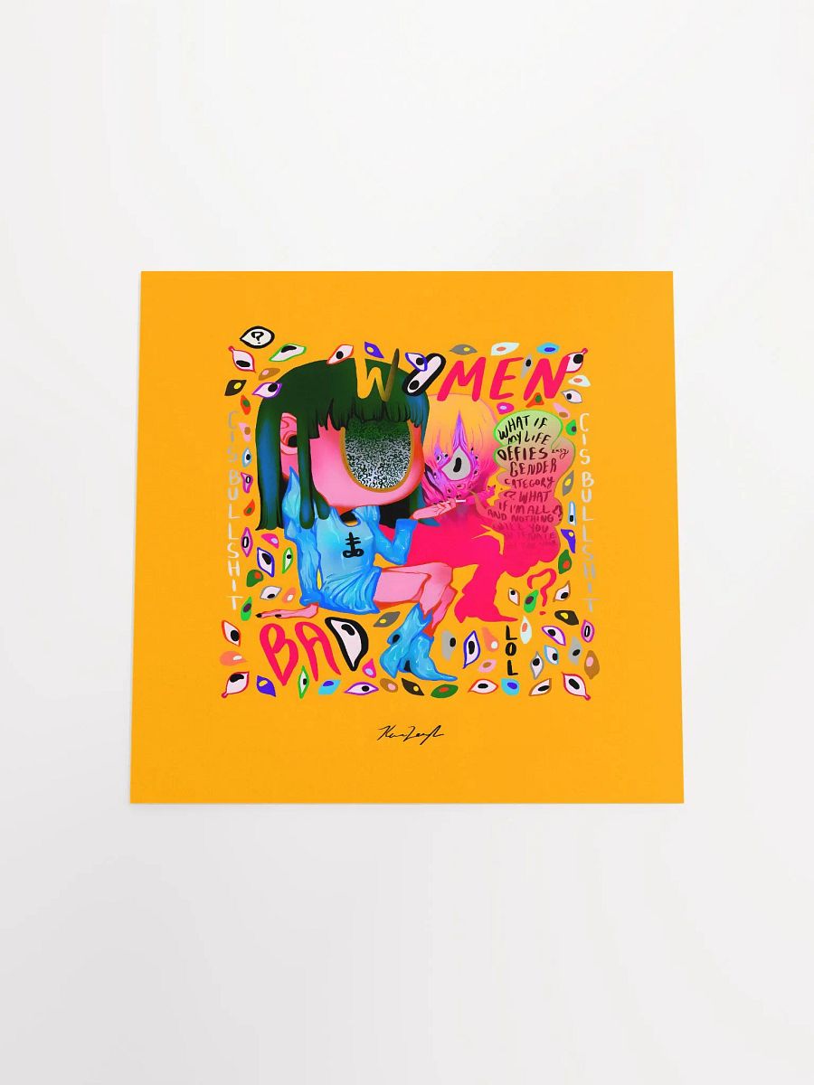 g e n d e r Matte Square Print product image (4)