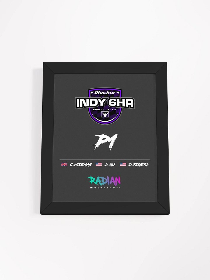 Indy 6hr Framed Poster product image (1)