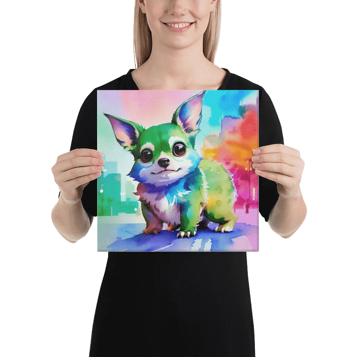 Cute Dog Digital Painting - v14 product image (2)