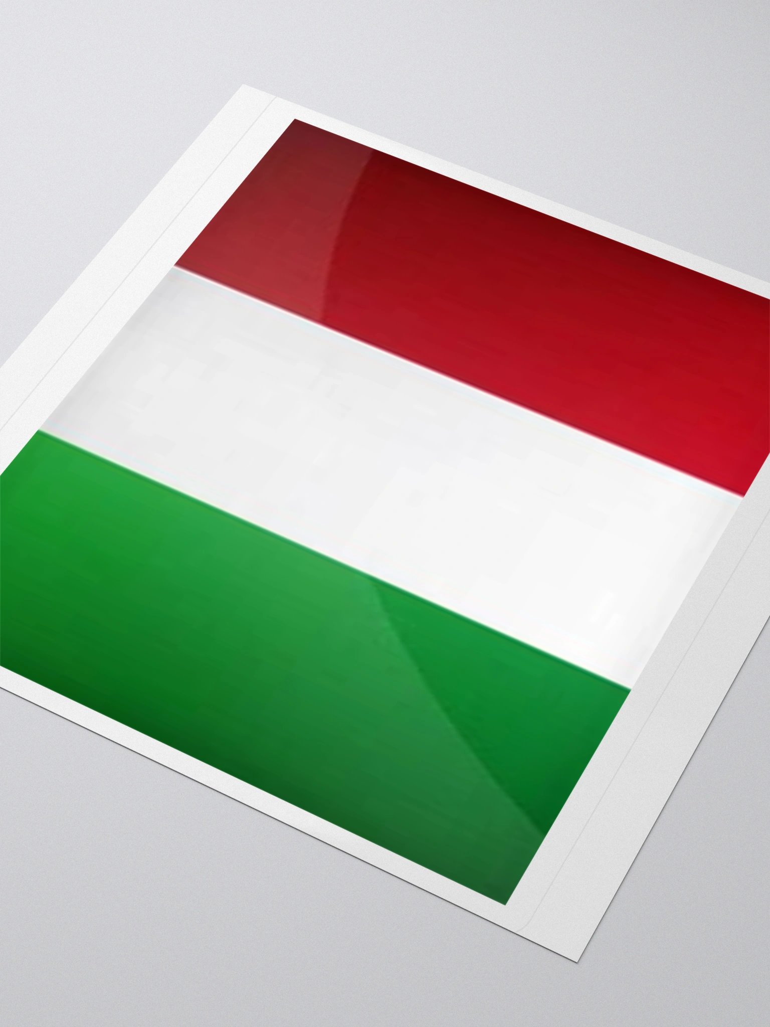 Italy Flag Sticker | Green White Red Design | Durable Vinyl | 3 Sizes product image (8)