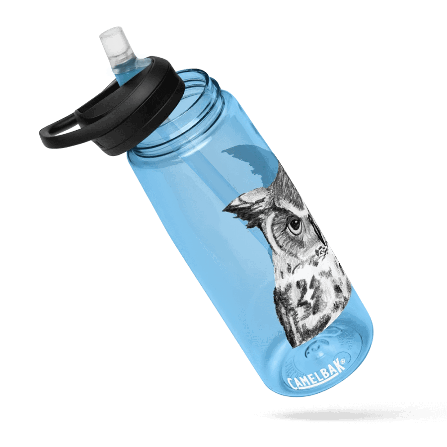 Owl Drawing Water Bottle Straw product image (63)