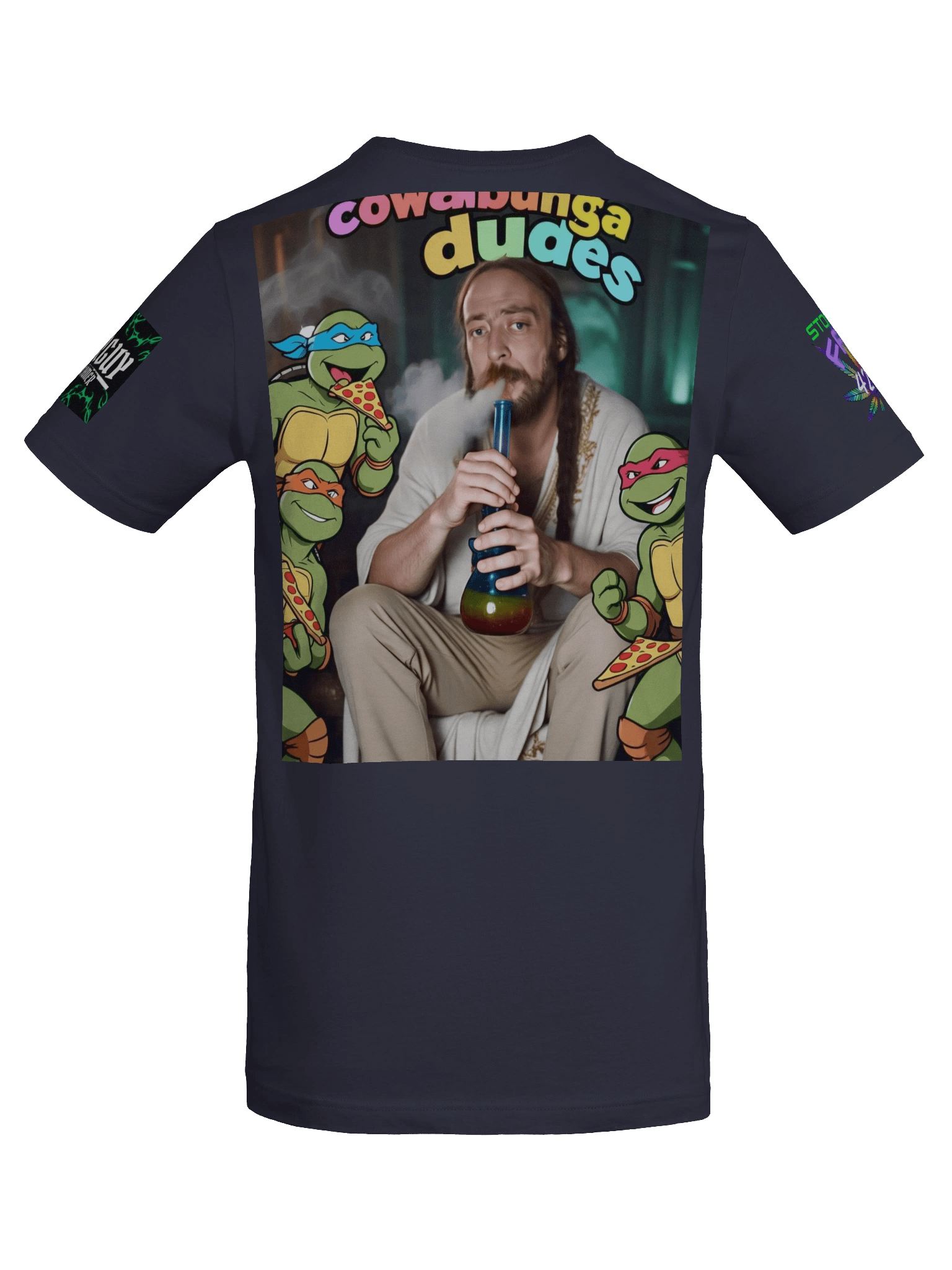 Cowabinga Turtles Smoke T-Shirt product image (75)