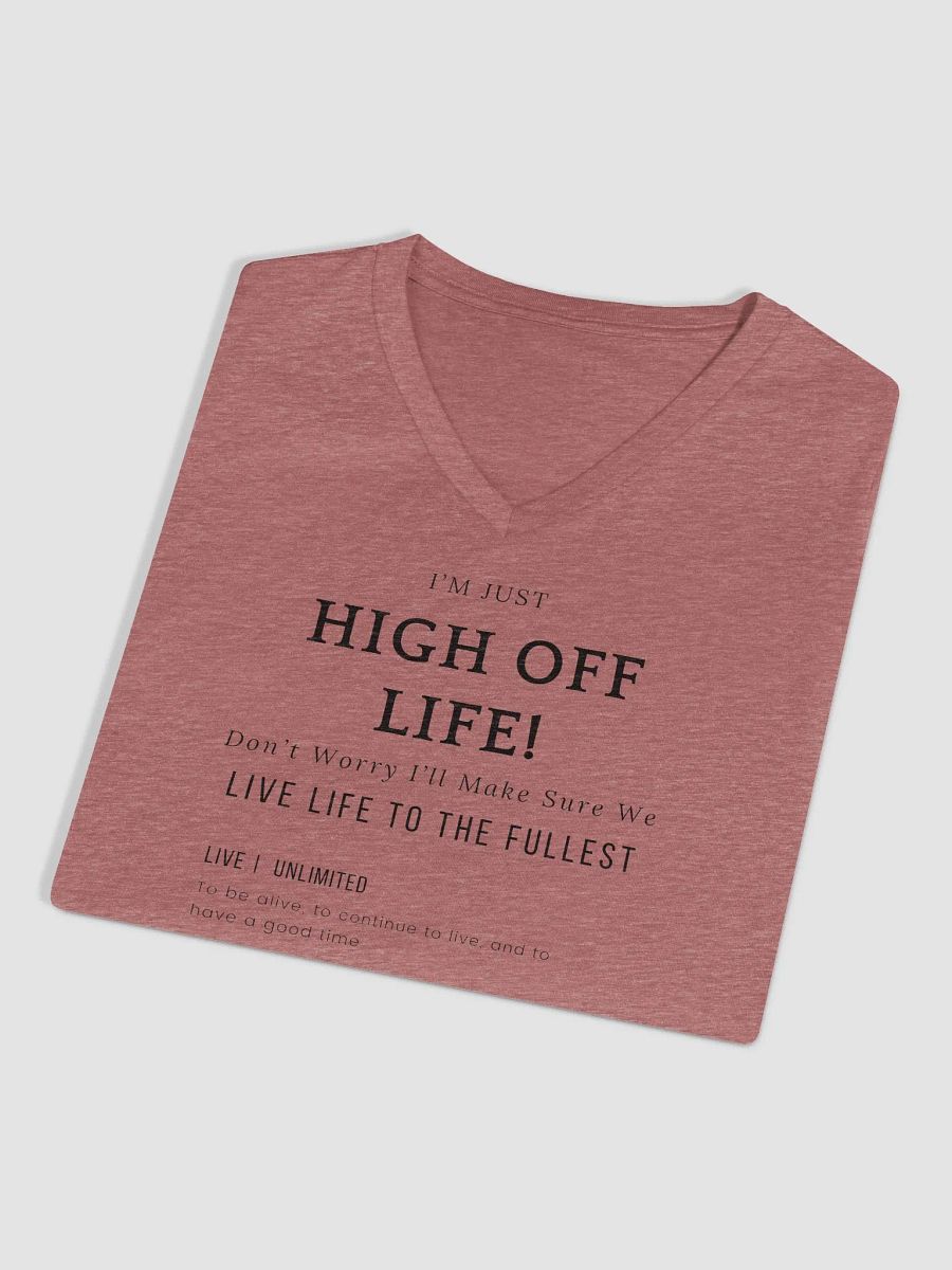 HIGH OFF LIFE Women's V-Neck Tee product image (3)