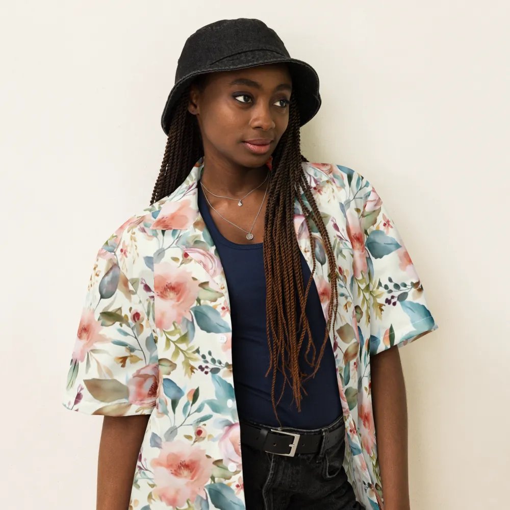 PINK ROSES HAWAII SHIRT product image (5)