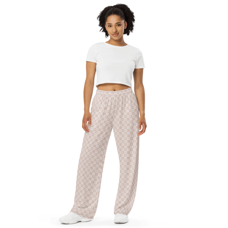 Tonya Beige Checkered Pants product image (3)