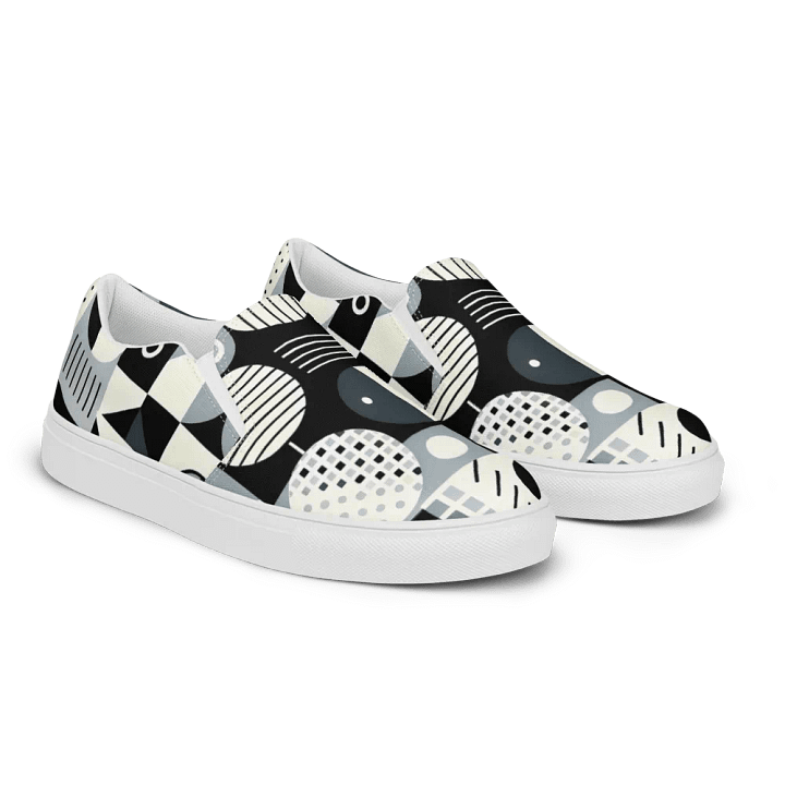 Abstract Geometric Women's Slip-On Shoes product image (2)