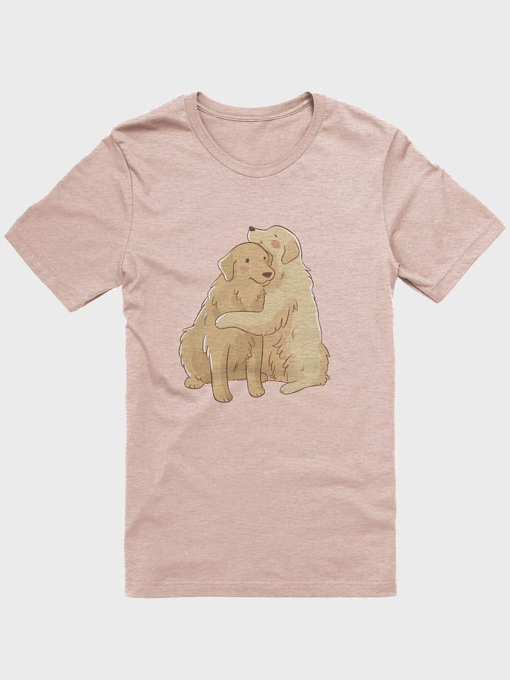 Golden Embrace - Dog Lover's T-Shirt product image (1)