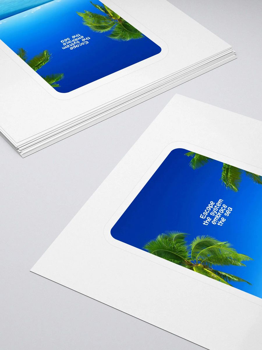 Tropical Escape Kiss Cut Stickers product image (4)