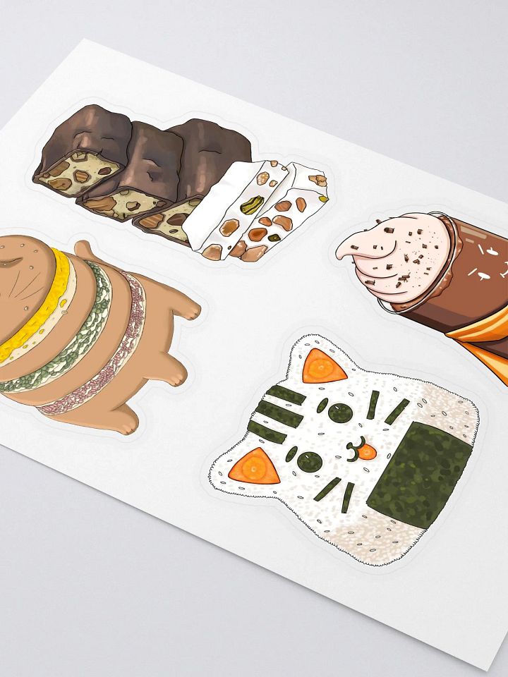 Food themed sticker sheet (2nd batch) product image (2)