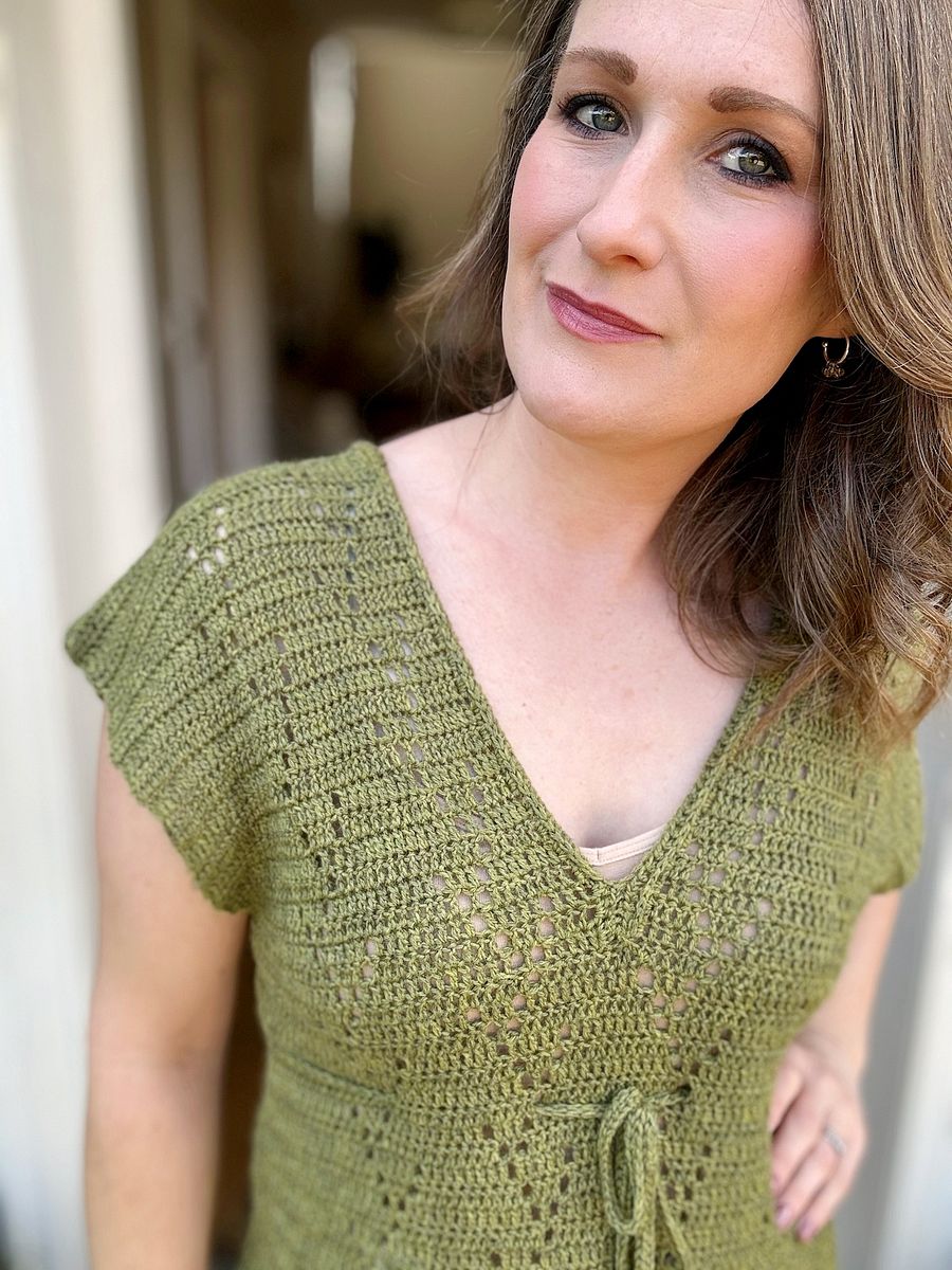 Verona Tee / Crochet t-shirt Pattern / Filet Crochet Tee / Beginner Crochet Top Pdf Pattern product image (5)