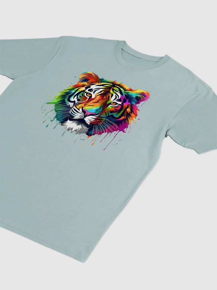 Rainbow Tiger Head Men's Premium Tee product image (9)