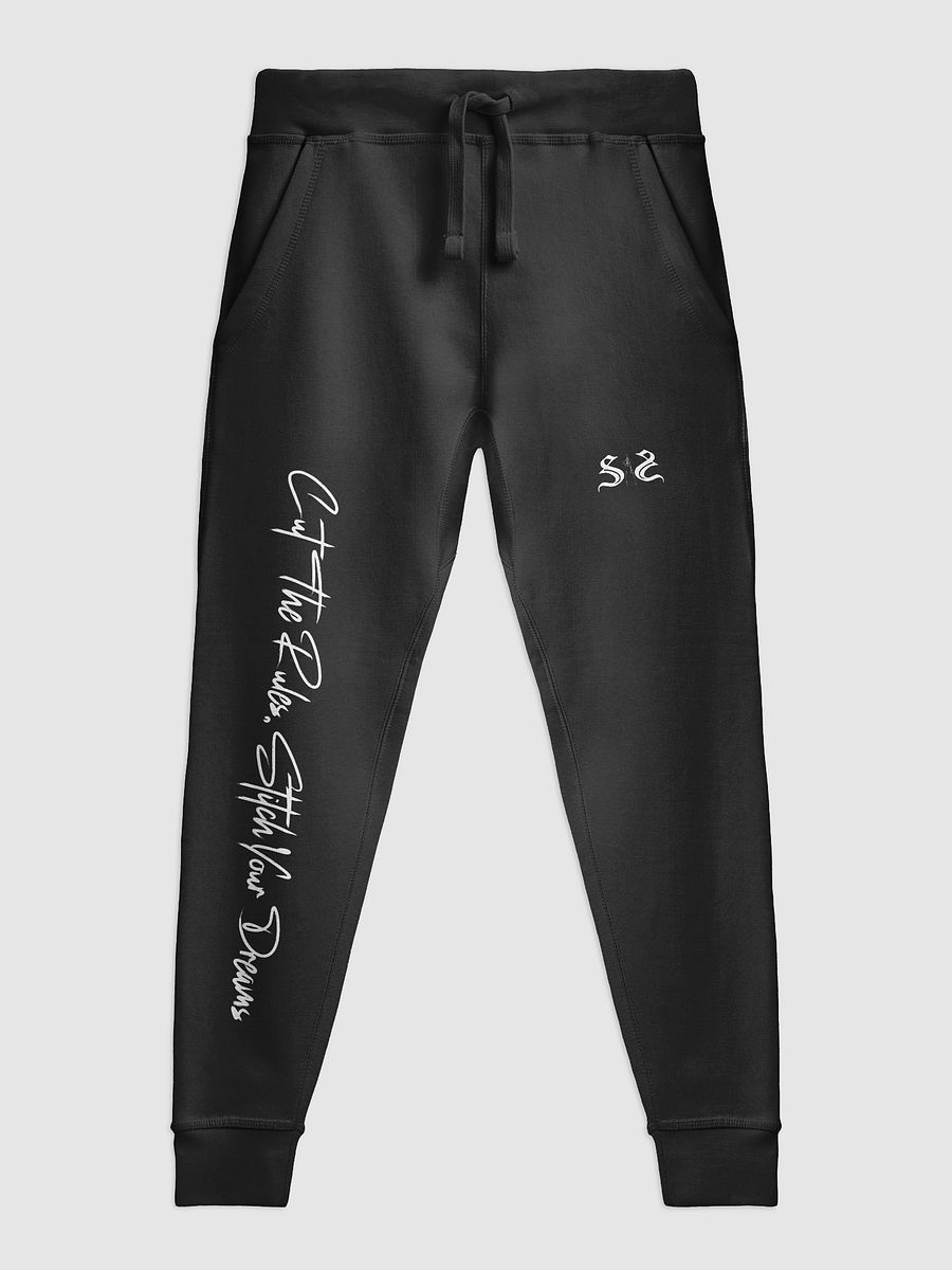 SIS WHITE MONOGRAM JOGGERS product image (1)