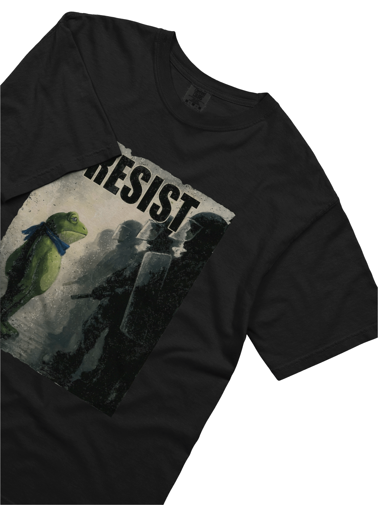 Punk Frog Resistance | Chaotic Comfort Colors® Shirt product image (4)