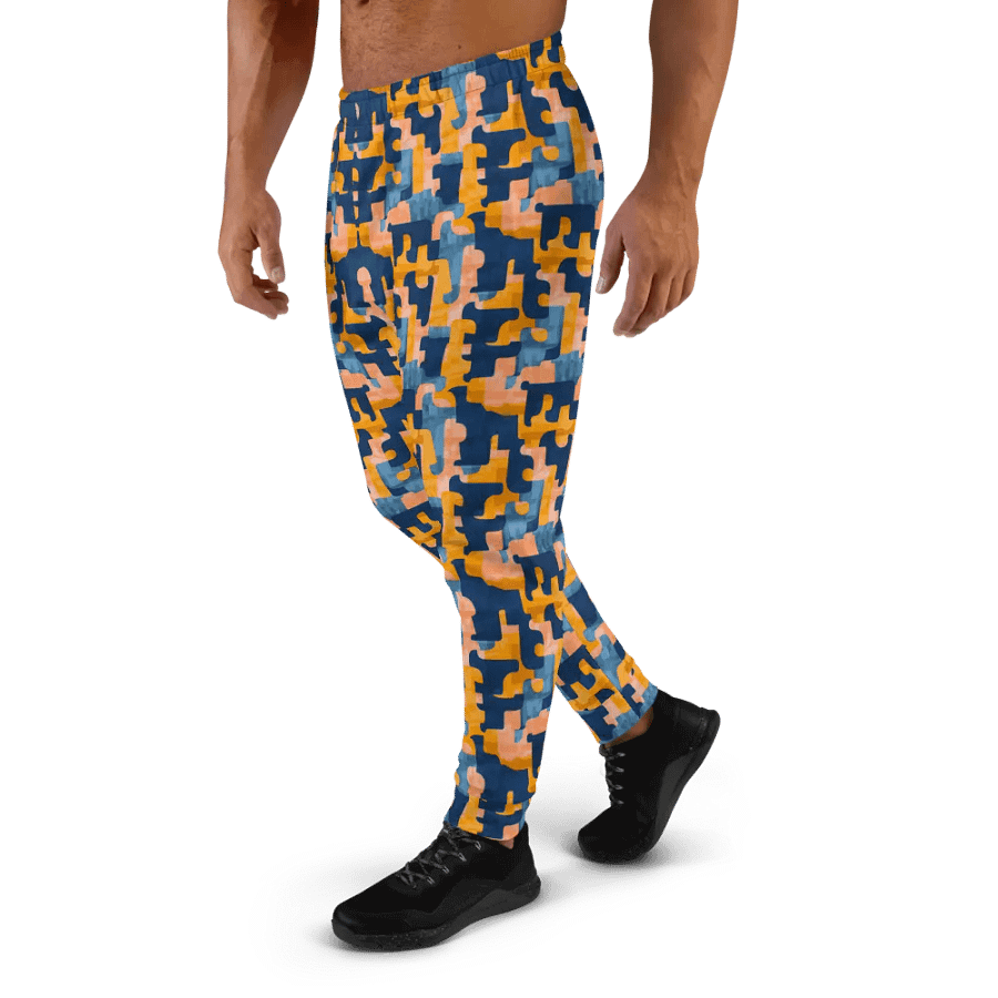 Flowing Shapes | Recycled Men's Joggers product image (2)