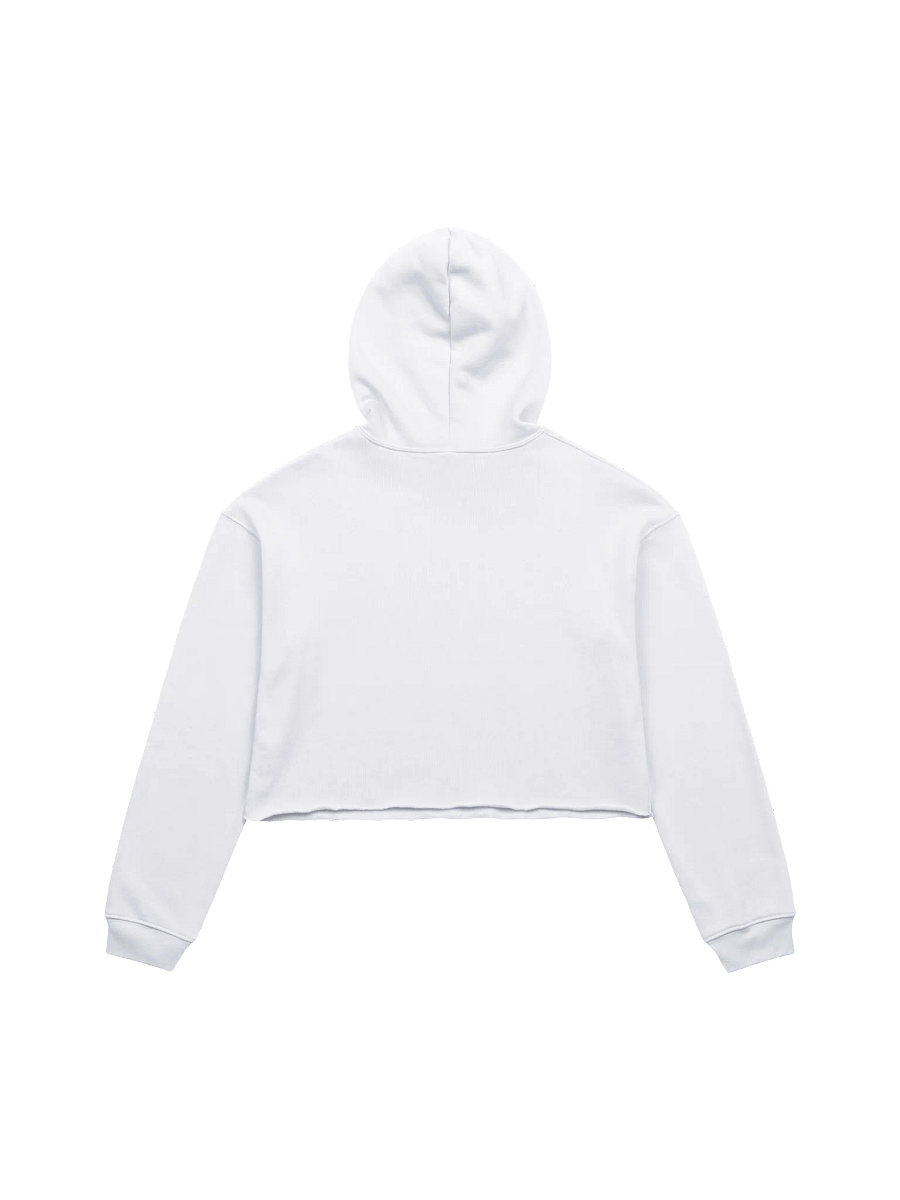 Floral Anatomy Heart Crop Hoodie – Wildflower Watercolor product image (9)