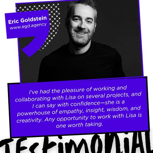This testimonial from Eric Goldstein @esg23 at @egd_agency in Atlanta means the world to me! 

Eric not only brings expertise...