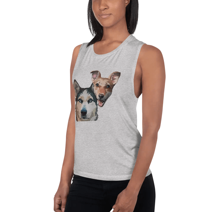 Luna and Mango Women's Muscle Tank product image (2)