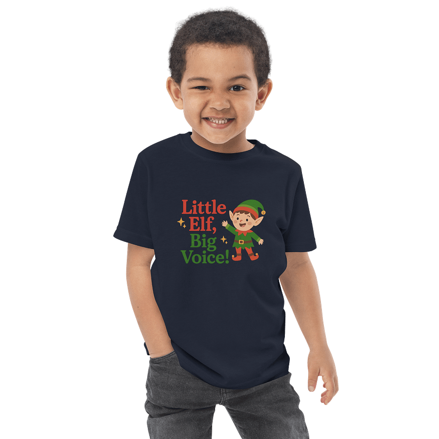 Cheerful Elf Toddler Jersey T-Shirt product image (4)