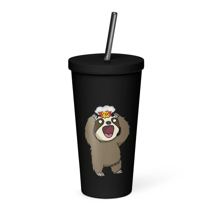 Insulated Tumbler with a Straw - Mind Blown product image (1)