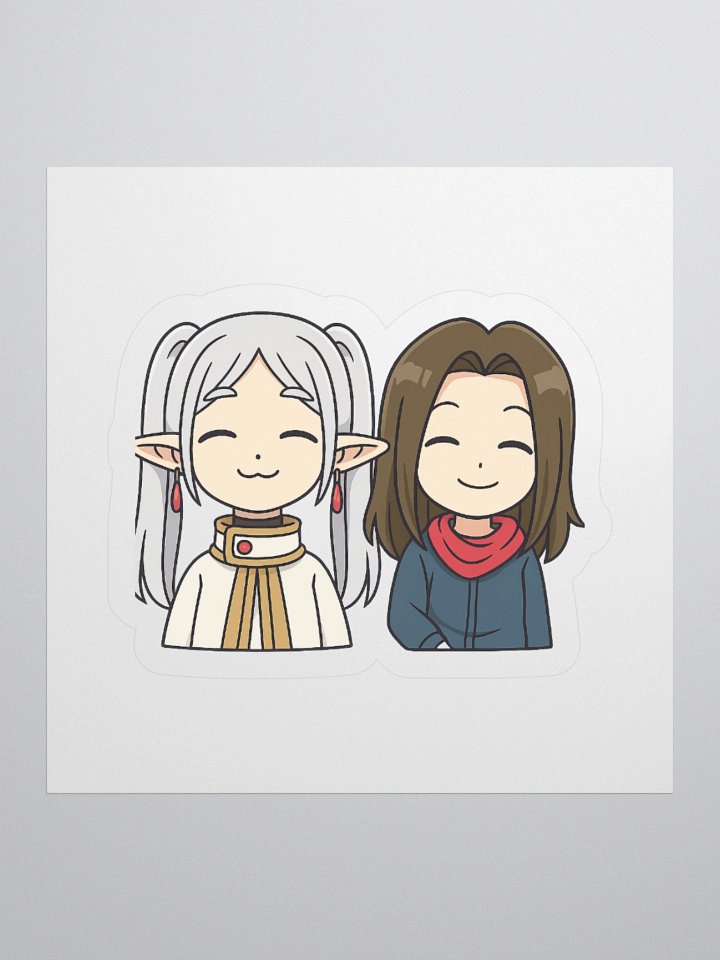 Senpai x Frieren Chibi Sticker product image (1)