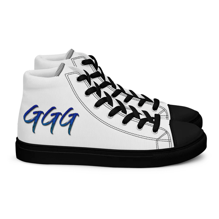 GGG Logo Men's High Top Canvas Shoes product image (2)