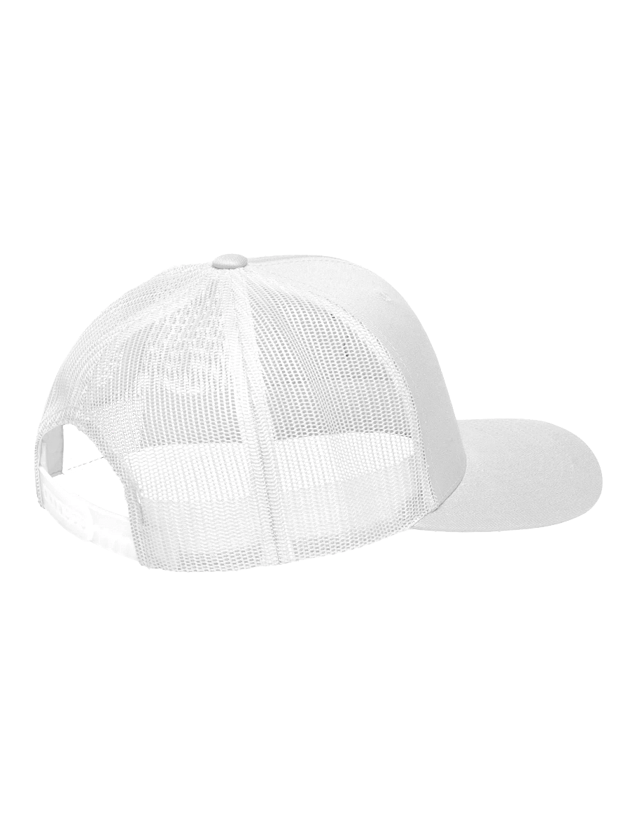 [DJDAT1] Signature Logo Embroidered Trucker Hat (SMALL white logo) product image (3)