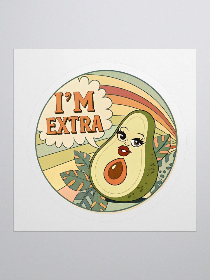 Extra Guac Kiss Cut Stickers product image (1)