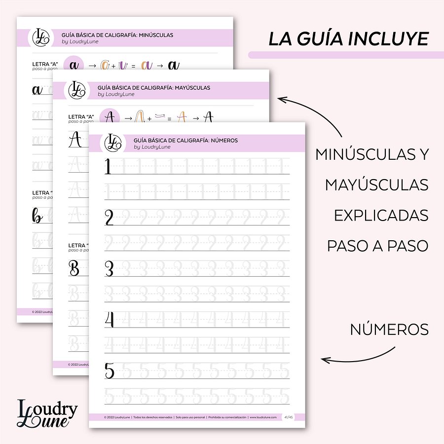 Guía Básica de Caligrafía para Rotuladores Chicos product image (4)