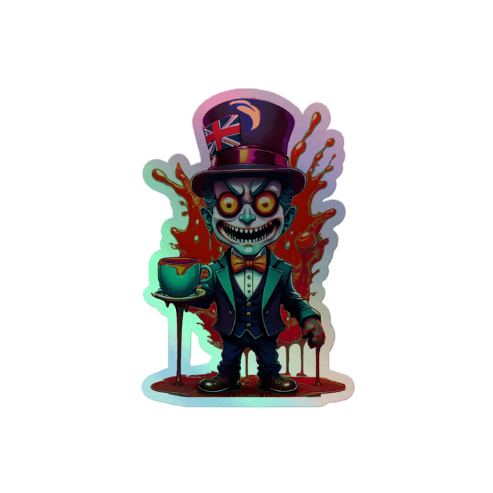 BloodSoakedBrit Character Holographic Sticker ✨💀 product image (2)
