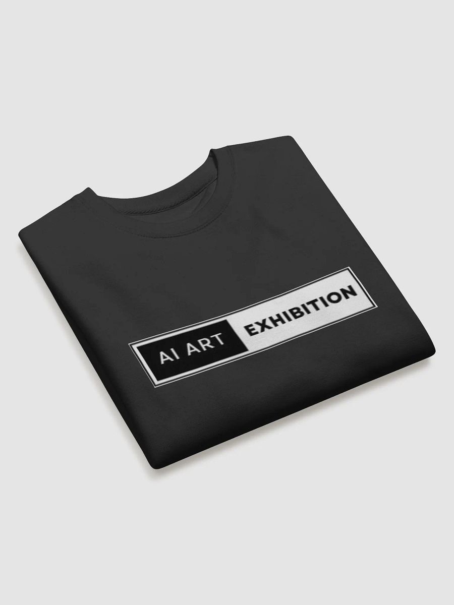 "AI ART EXHIBITION" logo premium sweatshirt product image (3)