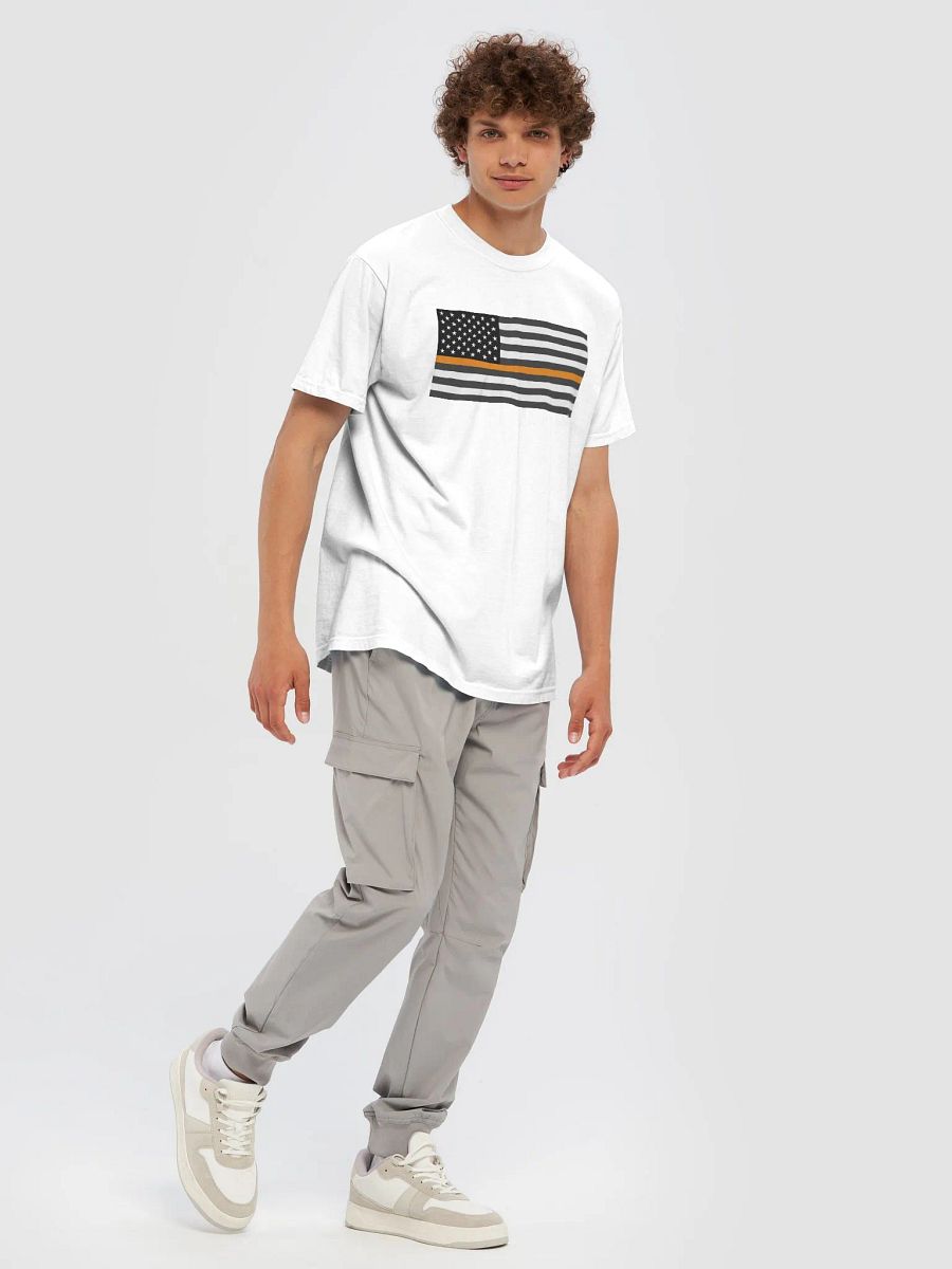 Orange Stripe American Flag Tee product image (7)