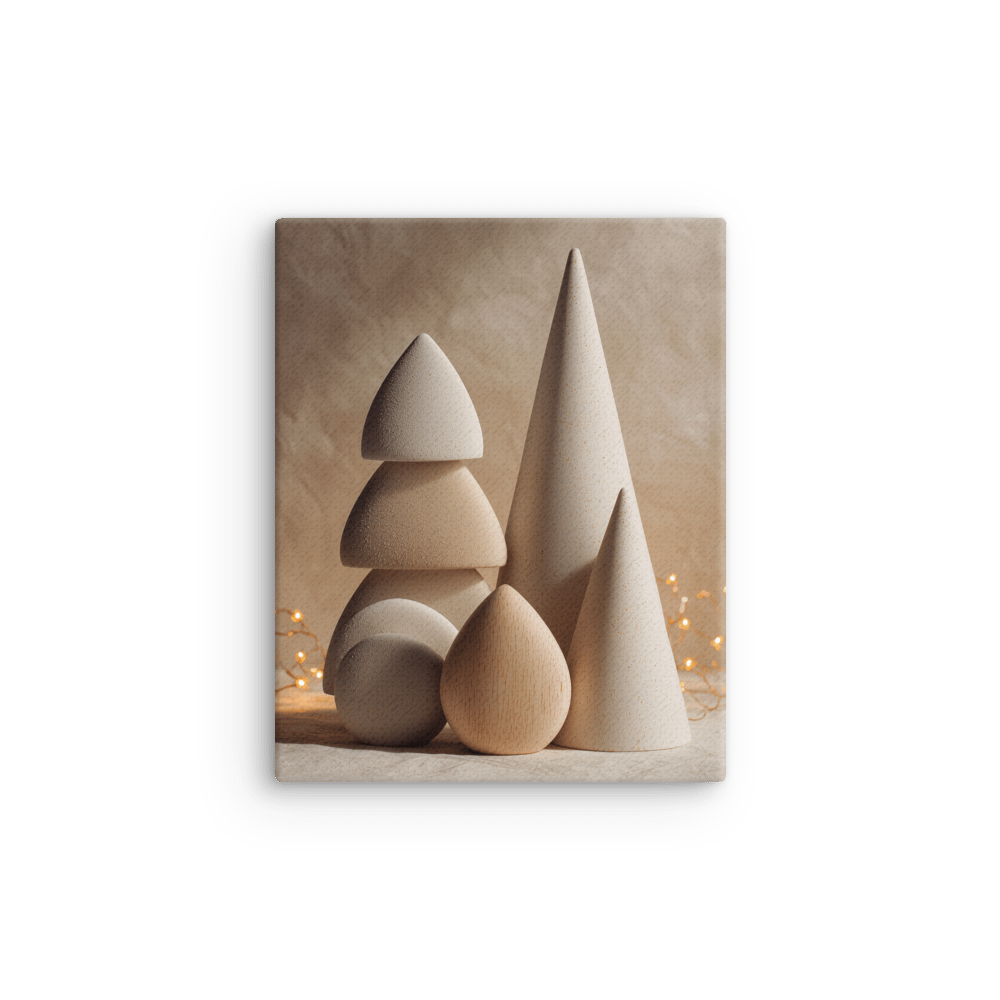 Minimalist Stone Christmas Tree – Modern Holiday Wall Art Print product image (3)