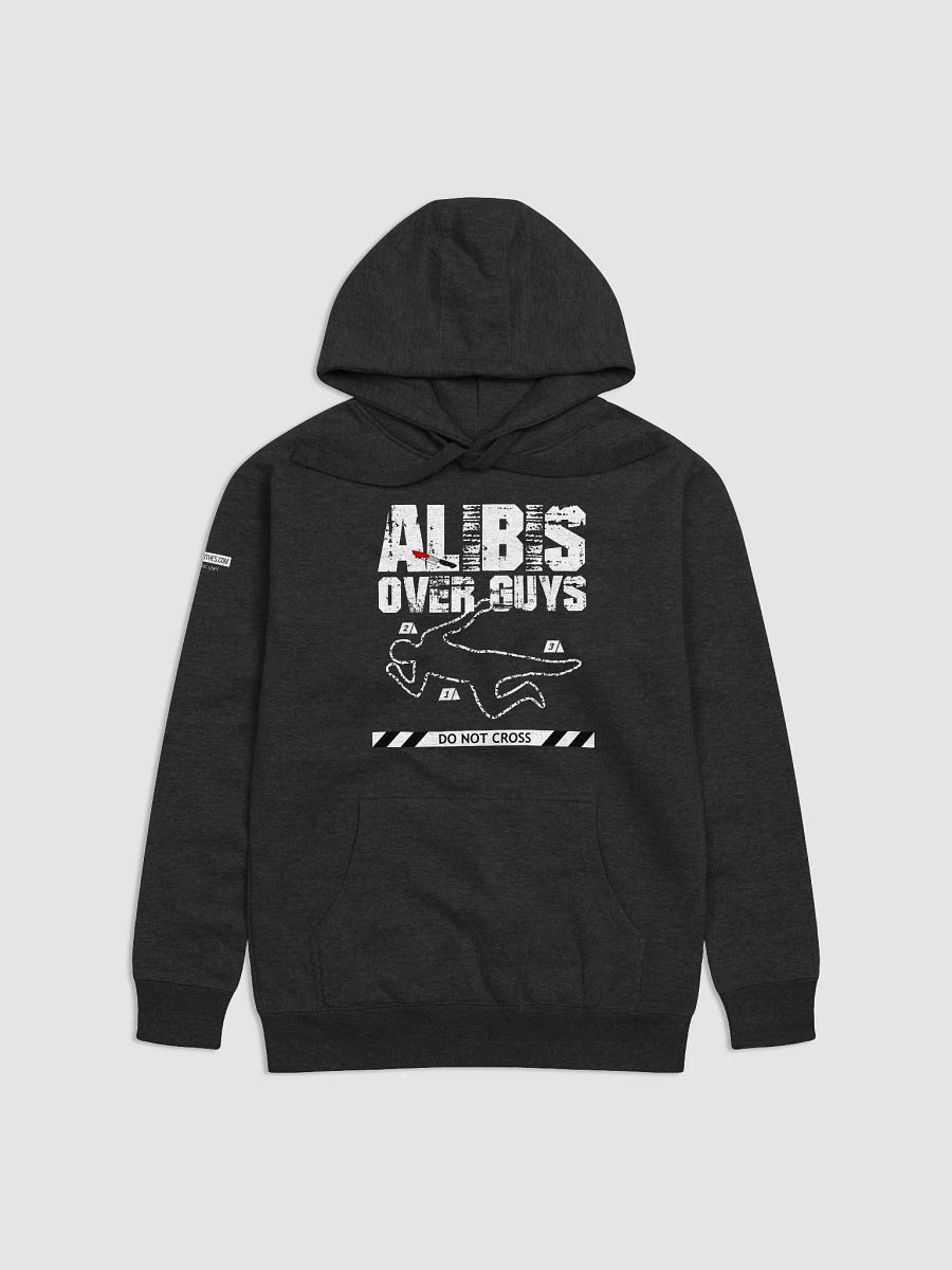 CrimeClothes Alibis Over Guys Crime Scene Unisex Premium Hoodie product image (4)