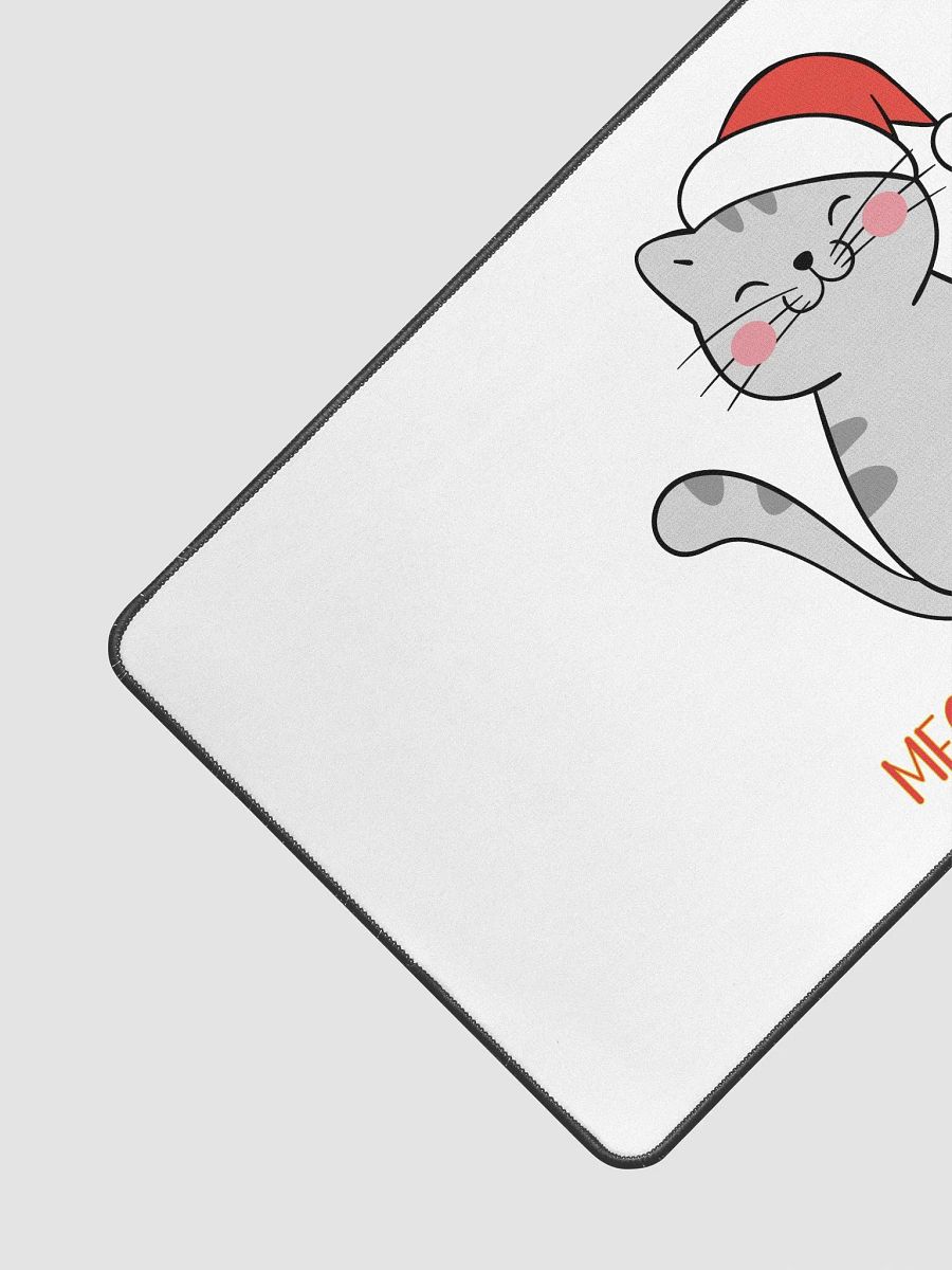 Meow Christmas Desk Mat 15.5" x 31.5" product image (3)