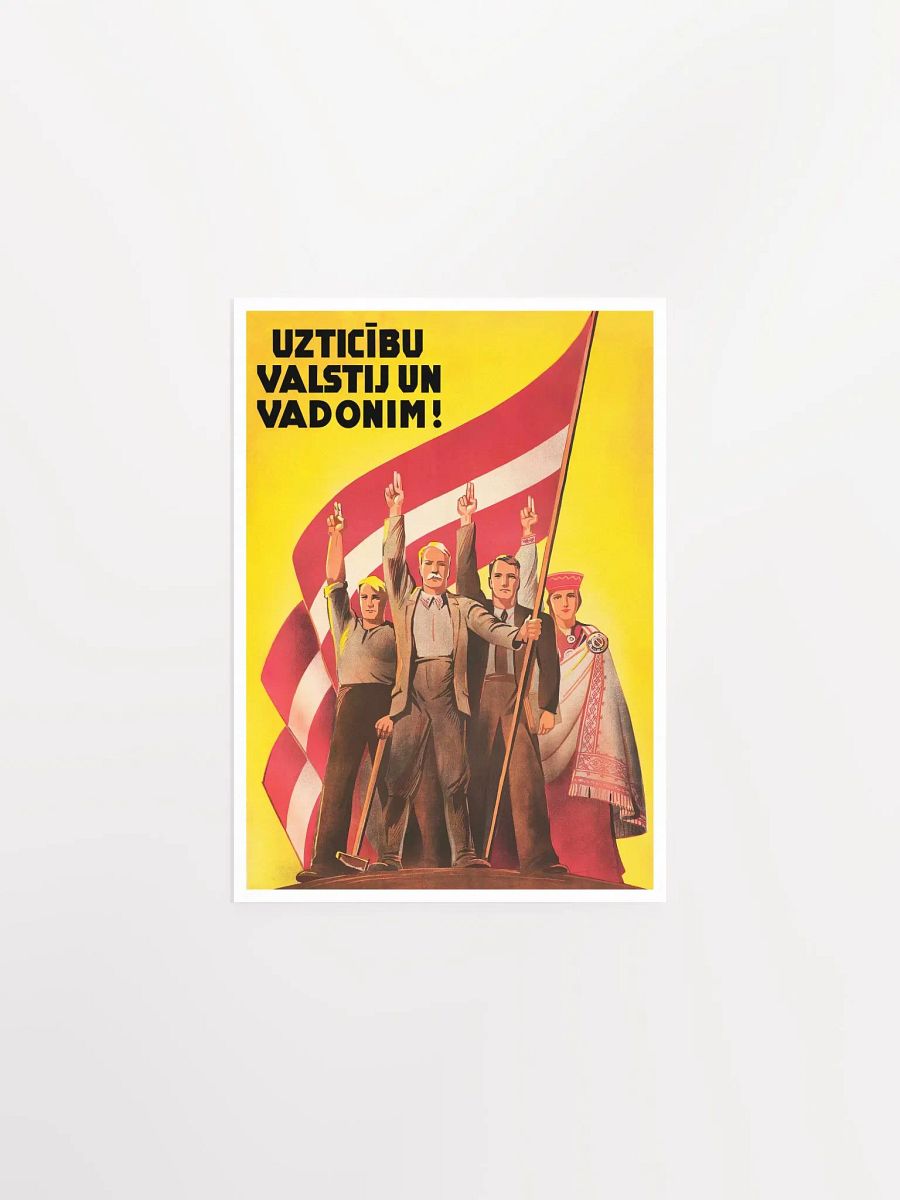 Latvia retro poster, 1938 — retro vintage travel poster, retro travel art, retro travel wall art product image (6)