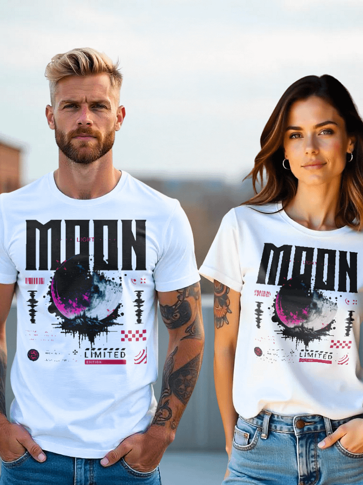 Pink Moonlight | Unisex Bella+Canvas Supersoft T-Shirt product image (1)