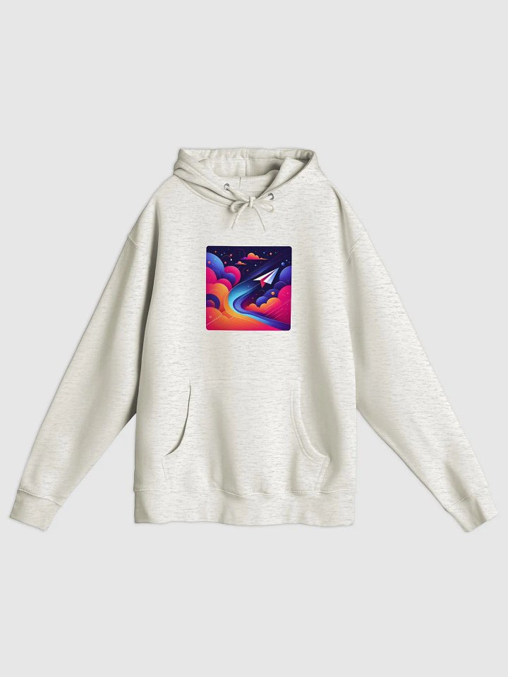 Ultimate Comfort Unisex Hoodie | AI design paper airplane product image (2)